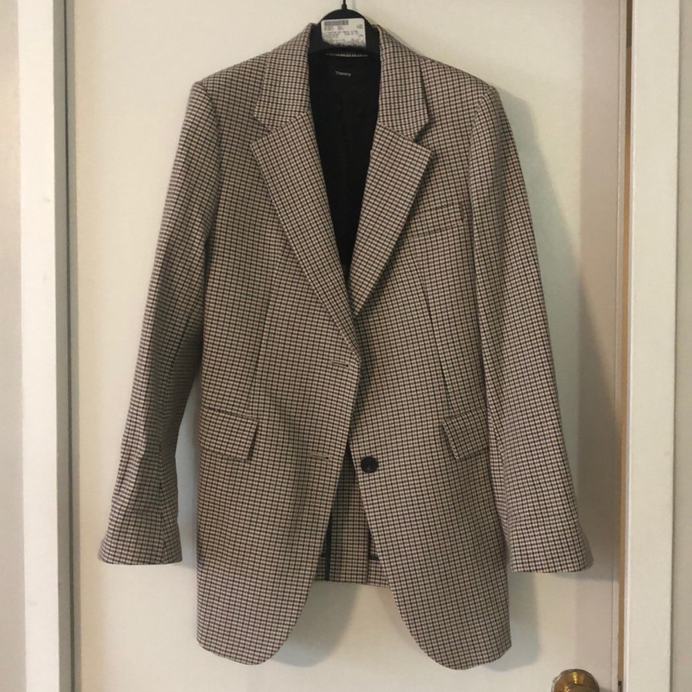 Theory Tweed Blazer Jacket